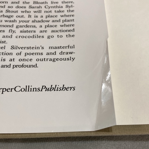 Vintage 1974 Where the Sidewalk Ends by Shel Silverstein - Picture 8 of 16